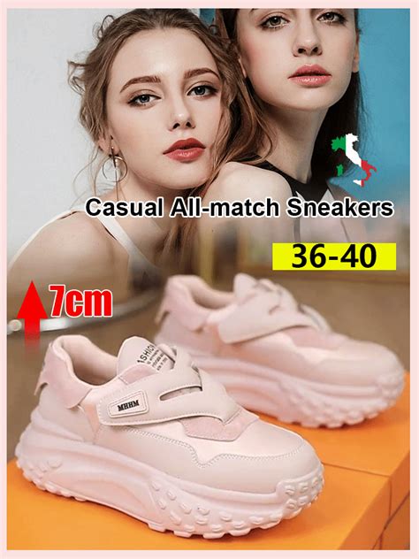 Letclo™ Chunky Heel Velcro Walking Sneakers