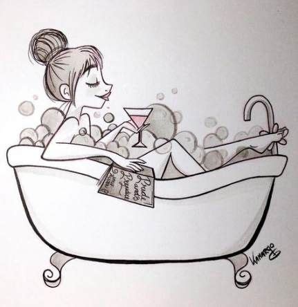 31+ Trendy Bath Drawing Illustration Art Prints | Bubble drawing, Drawings, Illustration art