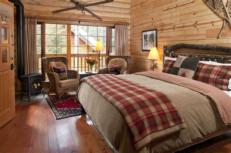 50+ Rustic Master Bedroom Ideas | Blockhaus schlafzimmer, Hütte ...