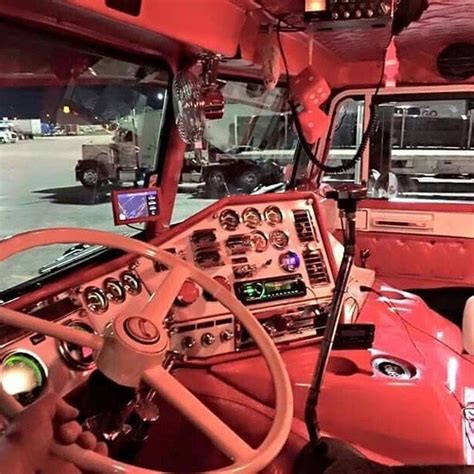 We are loving the interior on this Freightliner! Have a good night # ...