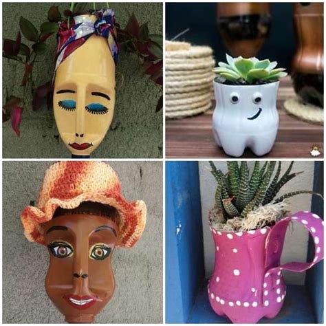 Vasos Personalizados com Garrafas Plásticas | Garrafa pet artesanato, Garrafinhas de plástico ...