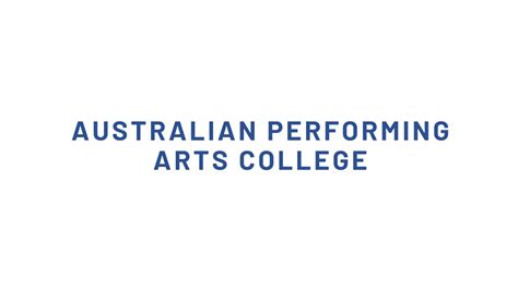 Australian Performing Arts College | Art Schools Reviews