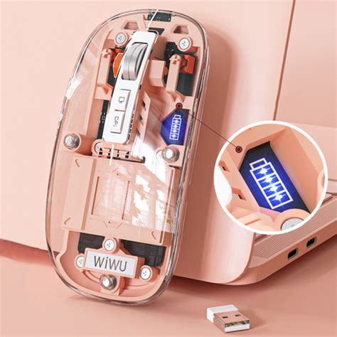 Transparent Wireless Silent Bluetooth Mouse – GizModern