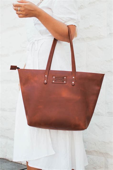 Leather tote bag with pockets - 29347 from Enjoy The Wood with donate ...