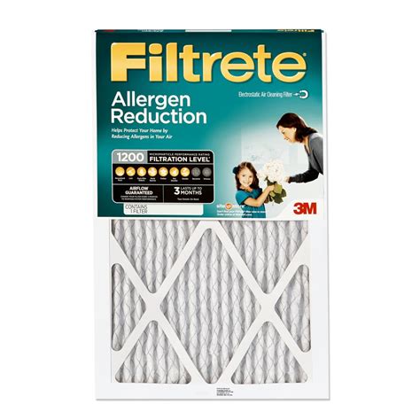 Filtrete Allergen Reduction HVAC Furnace Air Filter, 1200 MPR, 18 x 30 x 1, 1 Filter - Walmart ...