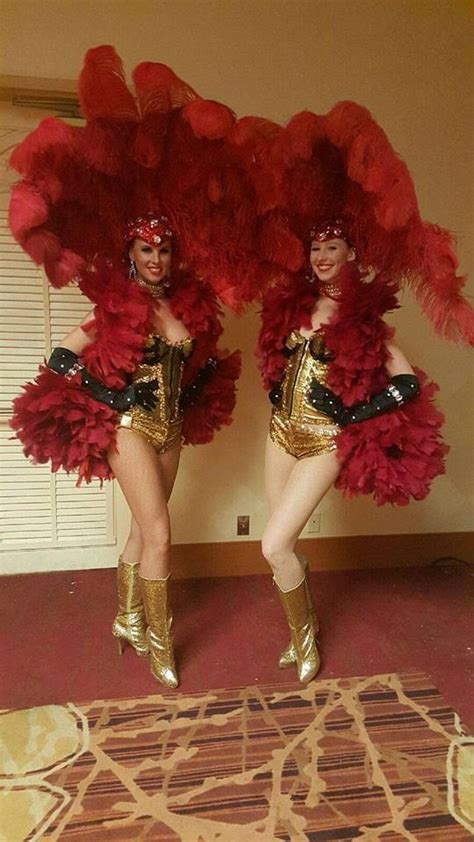 Red, Gold, & Black Las Vegas Showgirl Costume | Showgirls, Showgirl ...