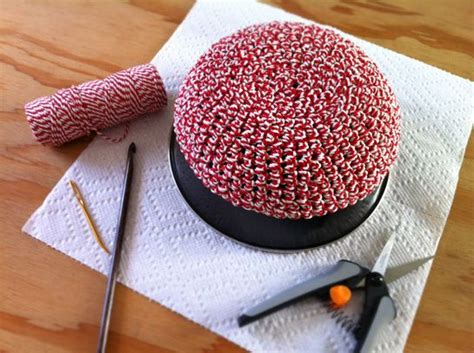 crocheted kitchen twine bowl starched blocking Palate Cleanser, Kitchen Twine, Crochet Bowl ...