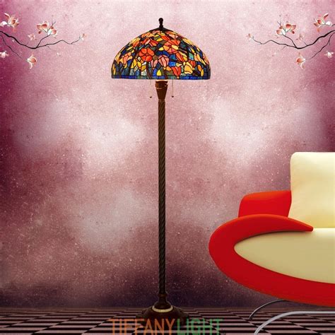 Buy Premium 50 cm Tiffany Stained Glass Floor Lamp in Australia ...