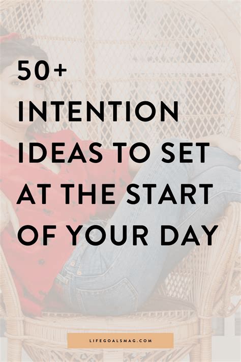 50+ Intention Ideas To Set At The Start Of The Year | Life Goals Mag