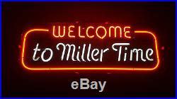 Welcome to Miller Time Vintage Neon Beer Sign (c) | Vintage Neon Signs