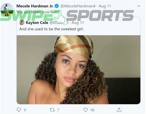 Mecole Hardman shoots his shot with Instagram model | | Swipe Sports