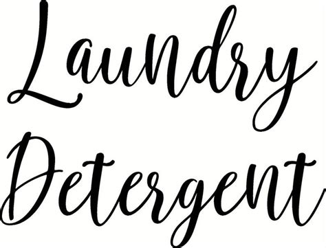 Laundry Detergent Label Decal / Laundry Room Decor / Laundry | Etsy in 2021 | Laundry room decor ...