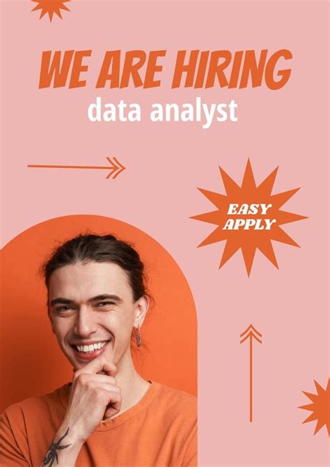 Data Analyst, We Are Hiring, Online Posters, Design Process, Logo Design, Ads, Templates, How To ...