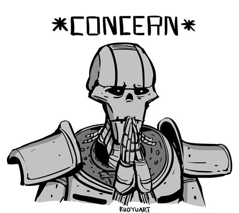 Concerned Necron by Ruoyuart | *Concern* | Warhammer 40k memes ...