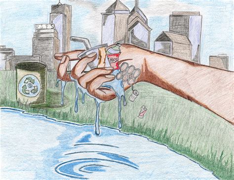 Stop Water Pollution Drawing at GetDrawings | Free download