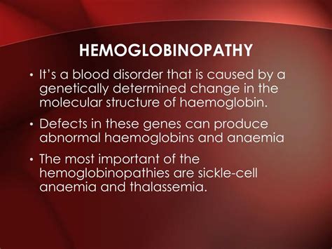 PPT - What Is Hemoglobinopathy PowerPoint Presentation, free download - ID:7806305