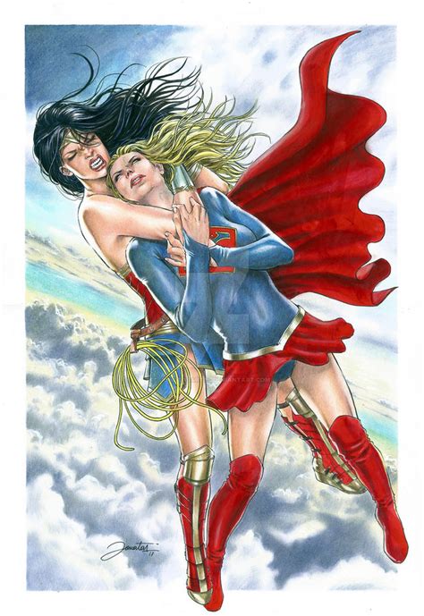 Wonder Woman vs supergirl by jonatasartes on DeviantArt