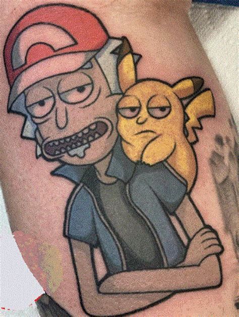 35+ Amazing Rick Sanchez Tattoos with Meanings and Ideas - Body Art Guru