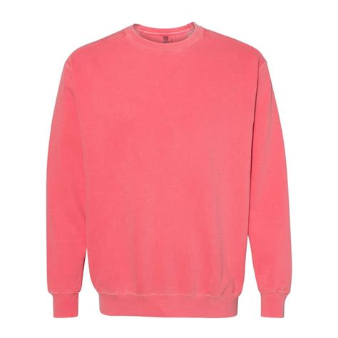 COMFORT COLORS - Comfort Colors 1566 Adult Crewneck Sweatshirt - WATERMELON - S - Walmart.com ...