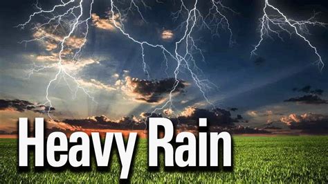 Heavy rain | Sounds of rain for sleep / study and relaxation - YouTube