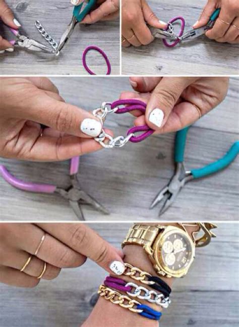 Bracelet DIY using hair ties ... Say what ?! - A Momma with a Blog