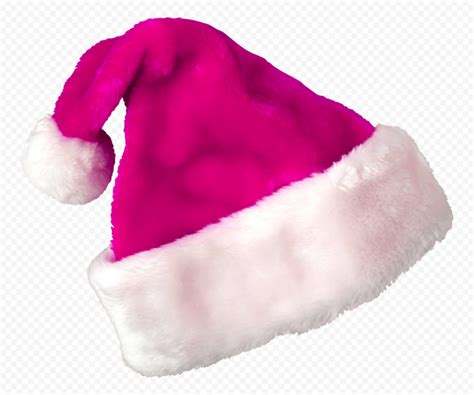 HD Pink Christmas Real Santa Claus Hat PNG | Citypng