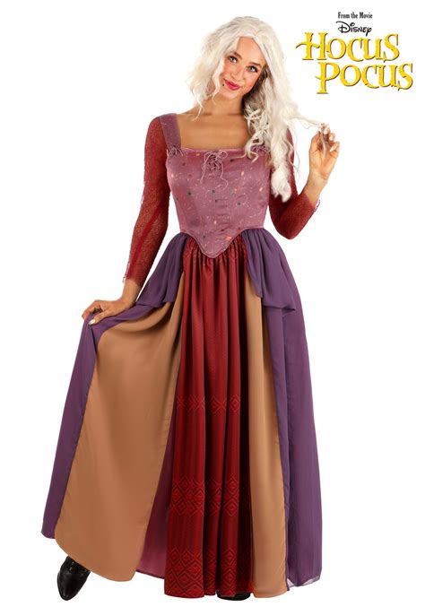 Adult Deluxe Disney Sarah Sanderson Costume | Hocus Pocus Costumes