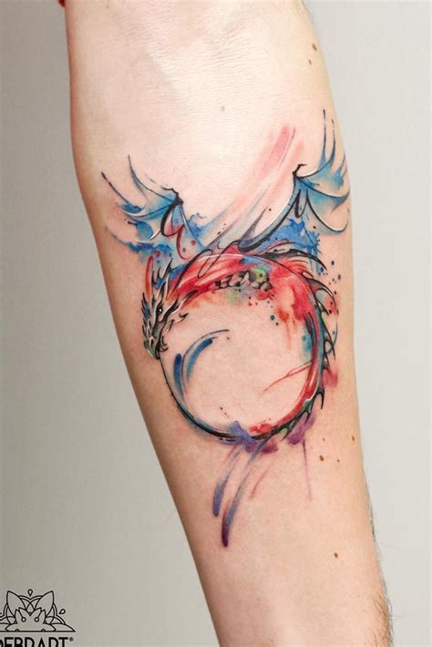 51 Gorgeous Looking Watercolor Tattoo Ideas | Tatuajes de acuarela, Tatuaje de dragón, Tatuajes ...