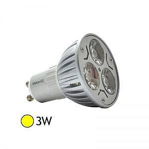 Vision-El Ampoule LED GU10 3X1W High-Power | nuances: blanc-chaud-3000k - - Comparer avec ...