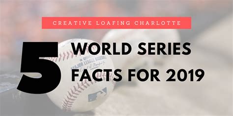 5 World Series Facts for 2019 - Astros v Nationals | Sports | Creative ...