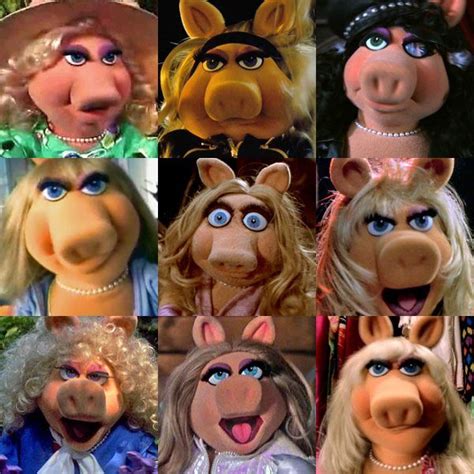 The Many Faces of Piggy | Muppets Miss Piggy Muppets, Kermit And Miss Piggy, Kermit The Frog ...