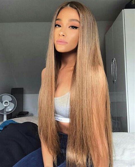 Ariana Grande Hair Down Instagram