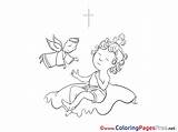 Baby Christening Coloring Pages Free sketch template