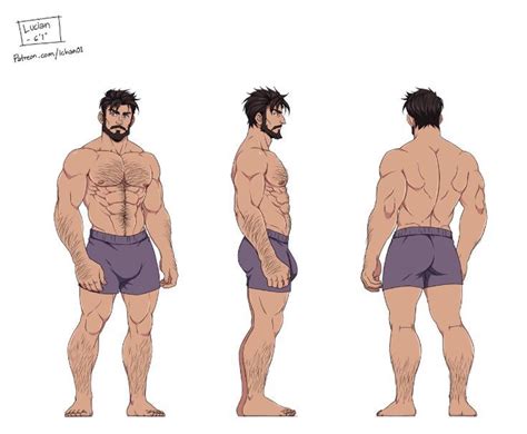 general body inspo | Character design male, Concept art characters, Cartoon man