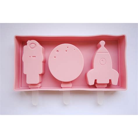 Rocket, Moon & Astronaut Cakesicle Mold - Yummy Gummy Molds