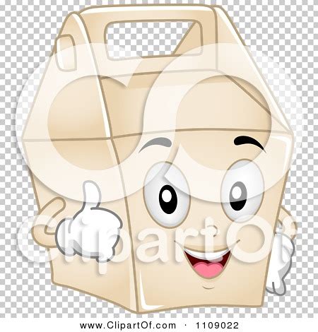 Clipart Food Take Out Box Mascot - Royalty Free Vector Illustration by BNP Design Studio #1109022