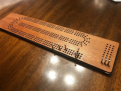 Digital Design SVG Laser File Laser Pattern Cribbage Board - Etsy UK