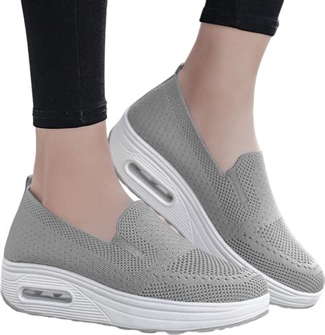 Women's Orthopedic Sneakers, Breathable Mesh Up Sneakers Comfortable ...