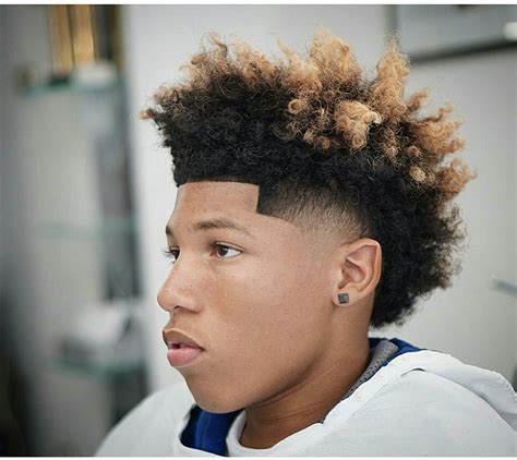 Black Men Natural Hair Cuts Taper - Wavy Haircut