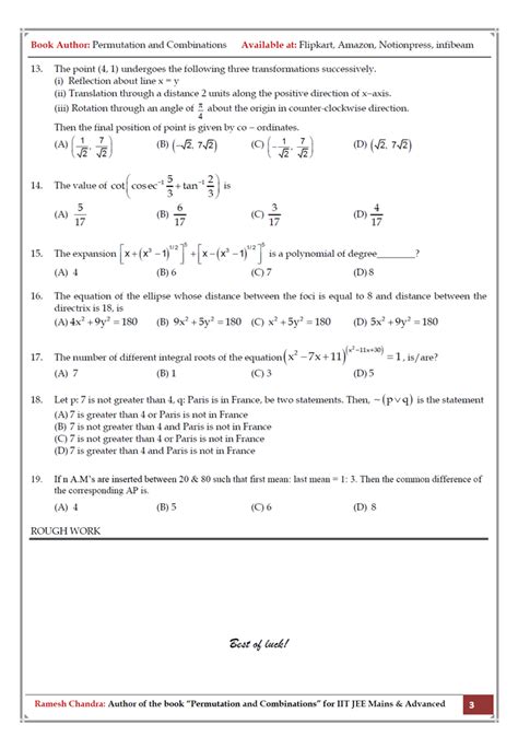 IIT JEE Mains Exam - 2015 : IIT JEE Mains Exam - 2015 Special Sample ...