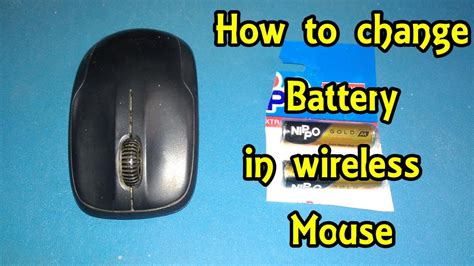 How to change battery in wireless mouse, Mouse battery replacement ...