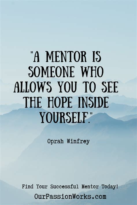 How to Find Your Successful Mentor Today | Mentor quotes, Oprah quotes, Oprah winfrey quotes