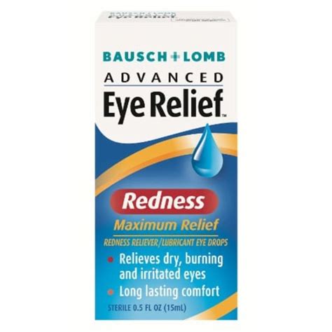 Bausch & Lomb Advanced Eye Relief Redness Reliever/Lubricant Eye Drops ...