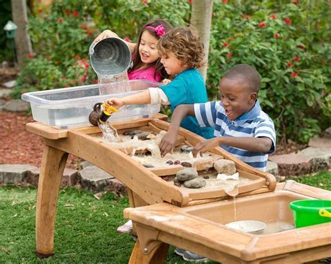 Outlast Cascade: running water for loose parts play! | Kids outdoor play, Backyard playground ...