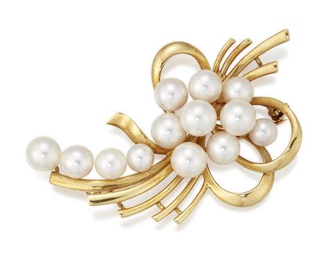 CULTURED PEARL BROOCH, MIKIMOTO, 1980s | Christie’s