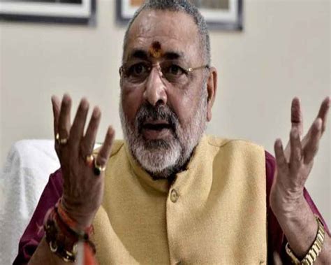 Giriraj wants couples with more than two children stripped of Right to vote