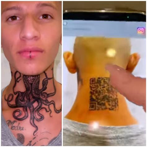 Influencer se dá mal após tatuar QR Code com link para Instagram - Socurticao.net - O site da ...