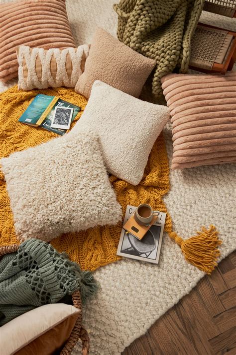 Cozy fall aesthetic | Fuzzy pillows, Comforters cozy, Pillows
