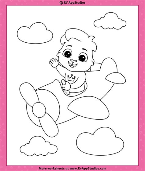 Free Printable Airplane Coloring Pages