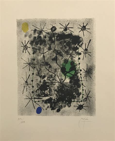 Joan Miró, Constellations, 1959 Book with Litho and 22 Pochoirs